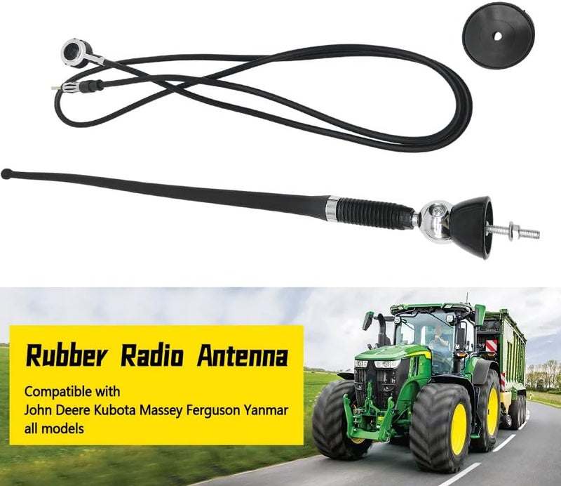 TWDRET Rubber Radio Antenna RMA60, Compatible with John Deere Kubota Massey Ferguson Yanmar All Models - Image 2